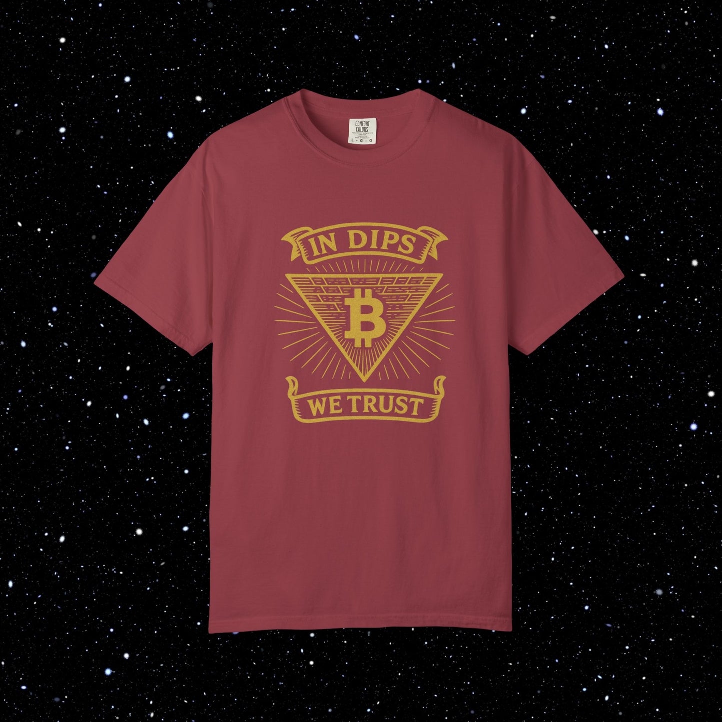 In Dips We Trust Bitcoin Tee
