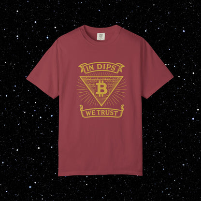 In Dips We Trust Bitcoin Tee
