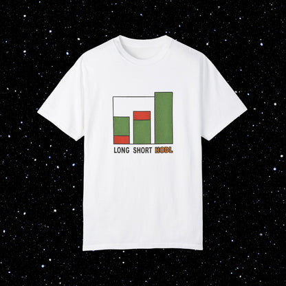 Long, Short, HODL - Bitcoin Comfort Colors Tee Shirt