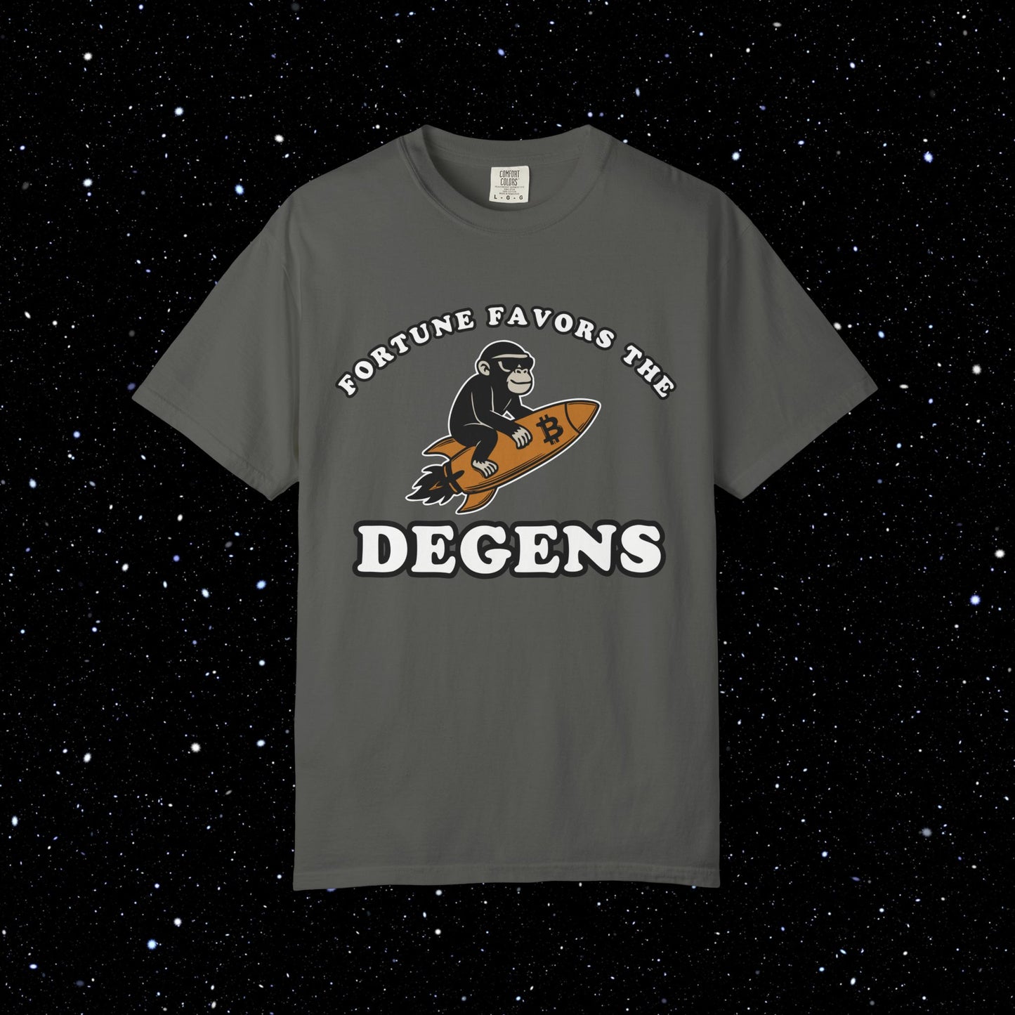 Fortune Favors the Degens Bitcoin Tee
