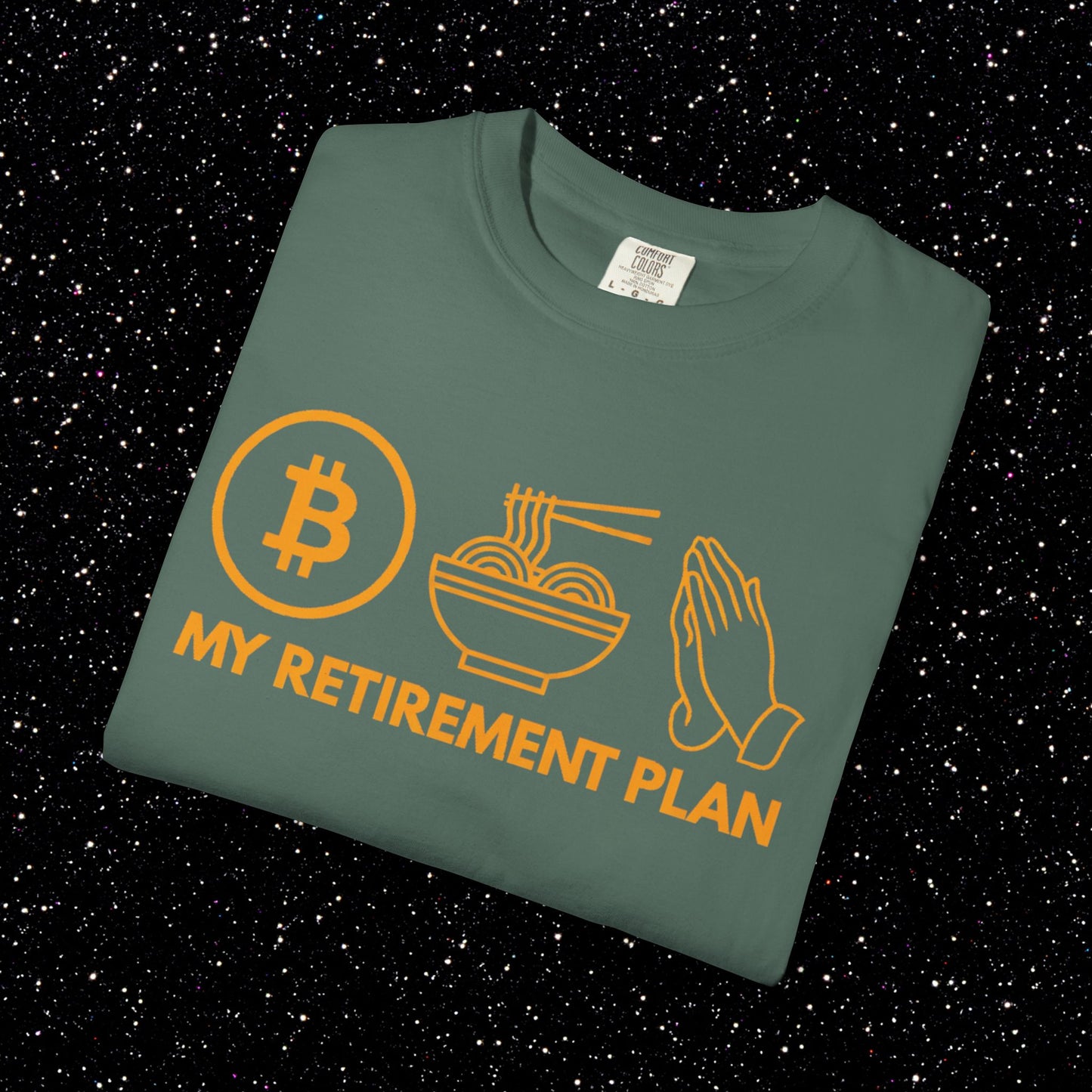 Ramen Retirement Plan Bitcoin Tee