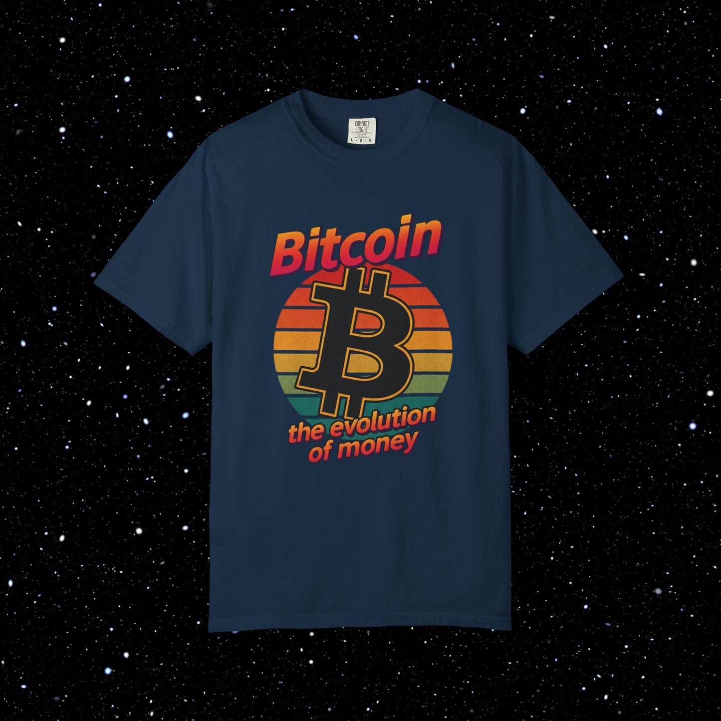 Bitcoin Sunset Evolution Tee