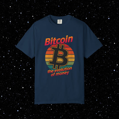Bitcoin Sunset Evolution Tee