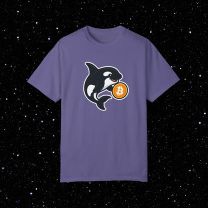 Bitcoin Orca Comfort Colors Tee Shirt