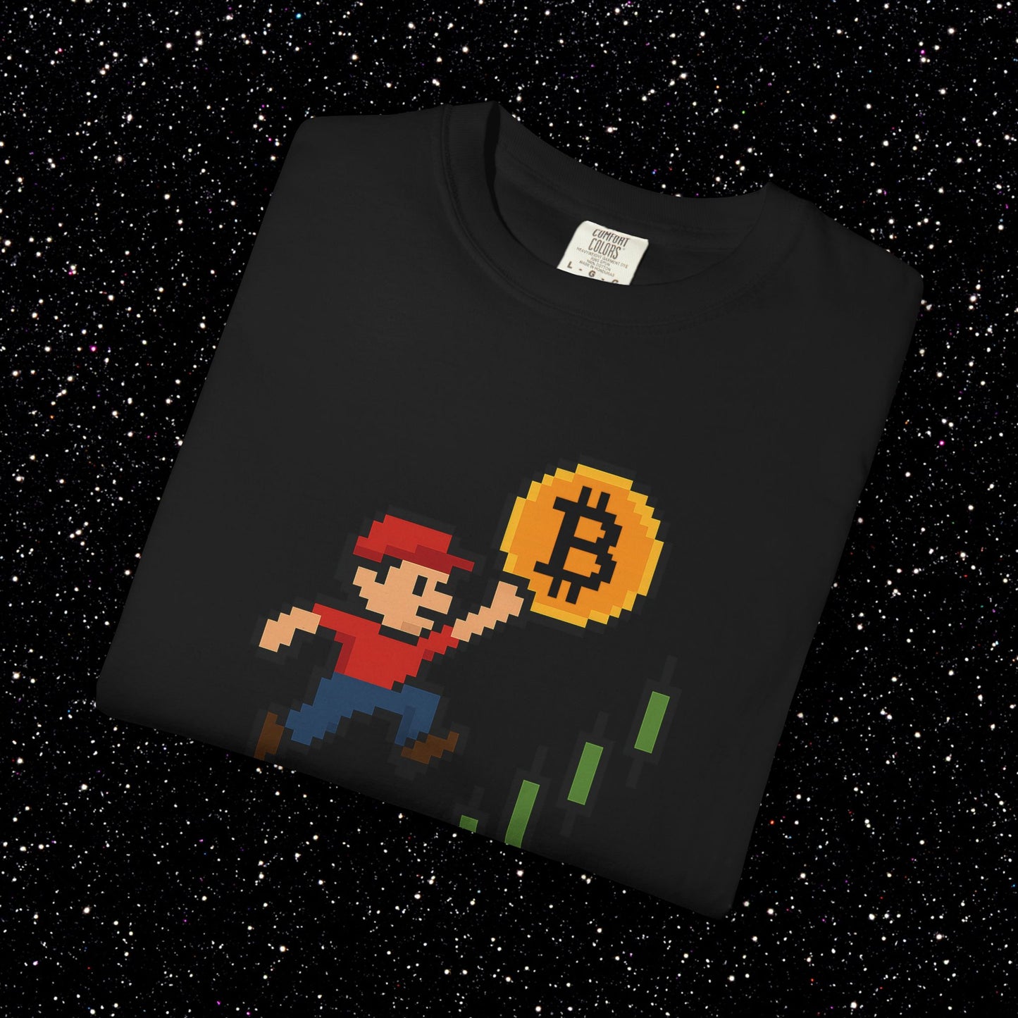 Pixel HODL Runner Tee