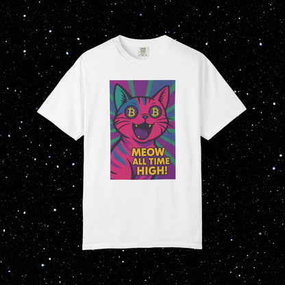 Meow All Time High Bitcoin Tee