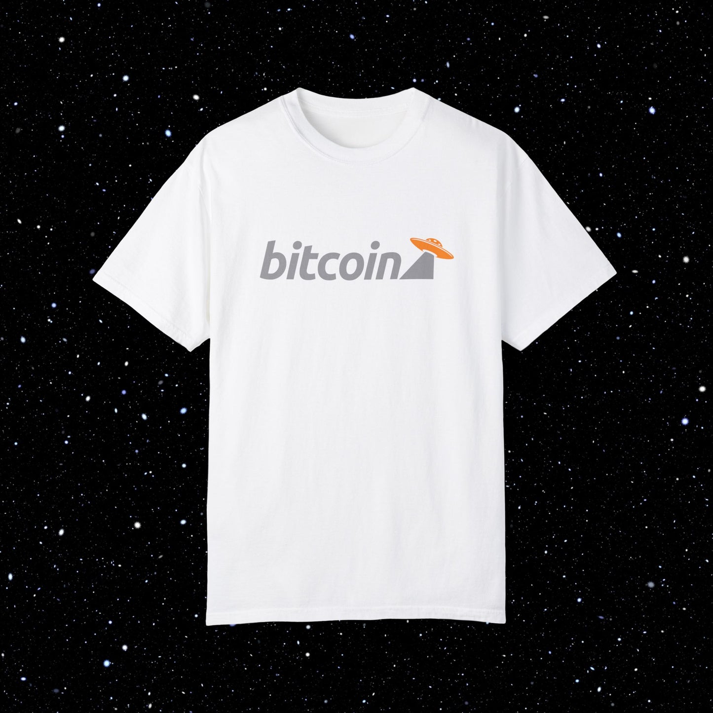 Bitcoin UFO Comfort Colors Tee Shirt