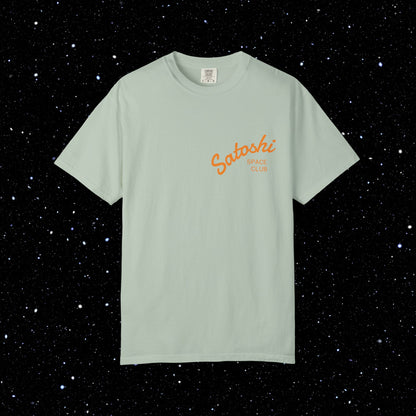 Its Not Anxiety Satoshi Space Club Back Print Tee