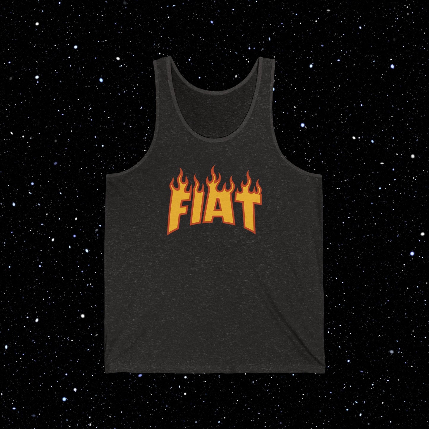 Fiat in Flames Bitcoin Tank