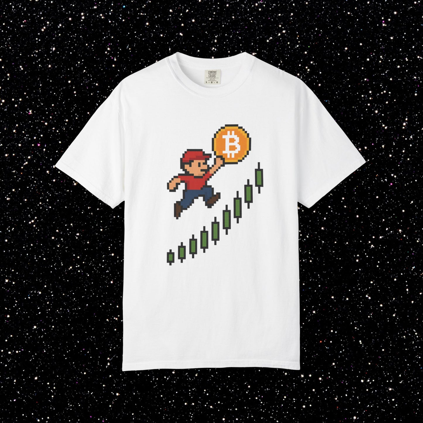 Pixel HODL Runner Tee