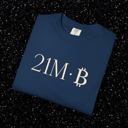 21M· Minimal Bitcoin Graphic T-Shirt