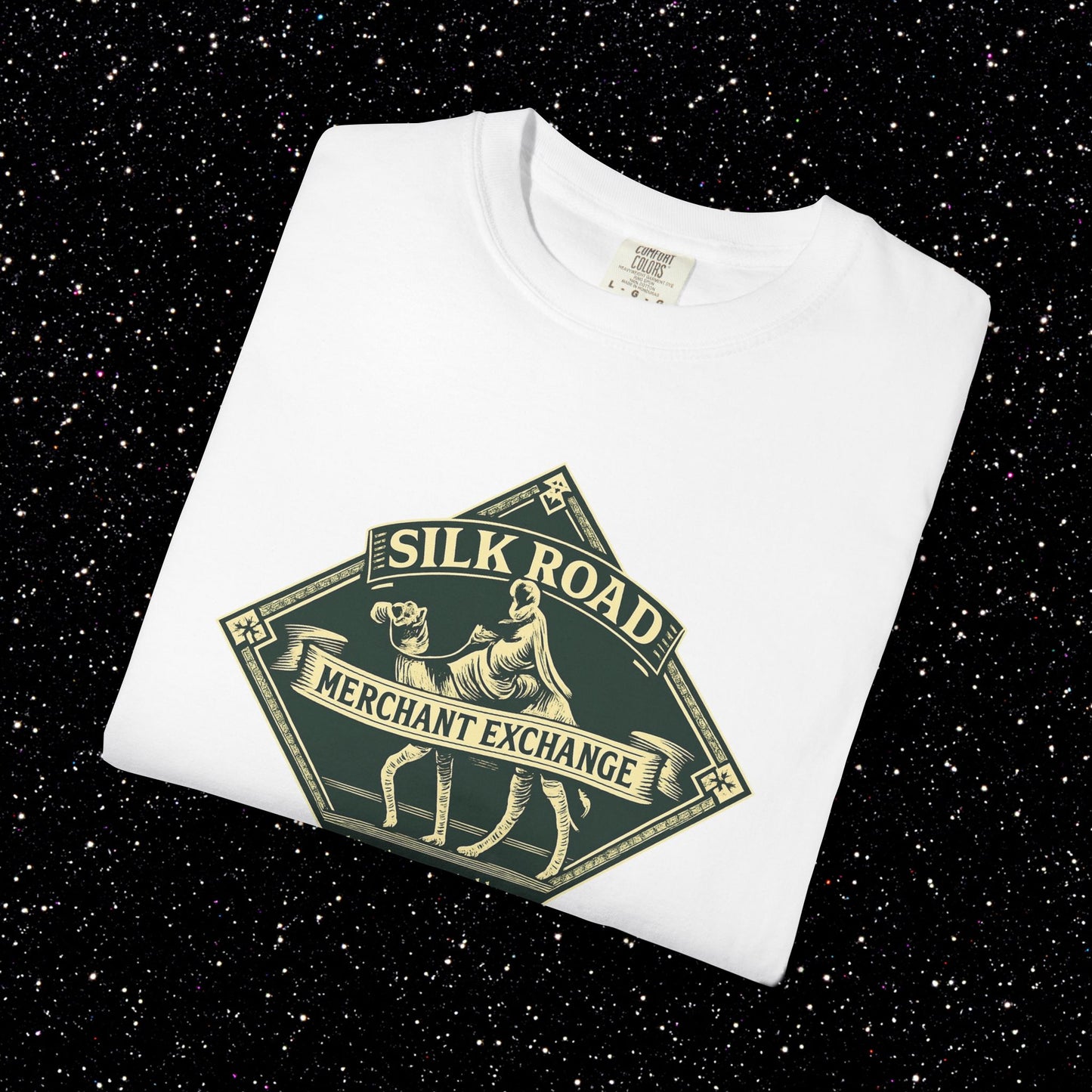 Silk Road Merchant Exchange T-Shirt | Bitcoin Accepted Here | Heritage Trade Design