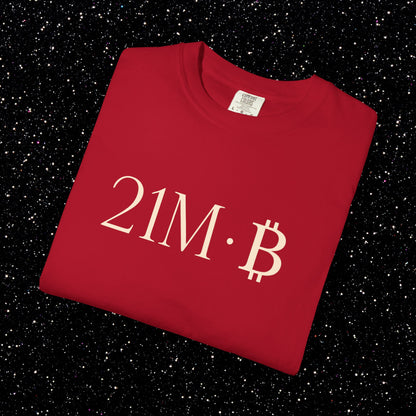 21M· Minimal Bitcoin Graphic T-Shirt