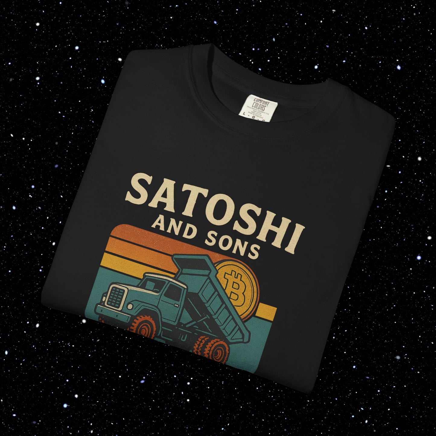 Satoshi and Sons - Bitcoin Comfort Colors Tee Shirt
