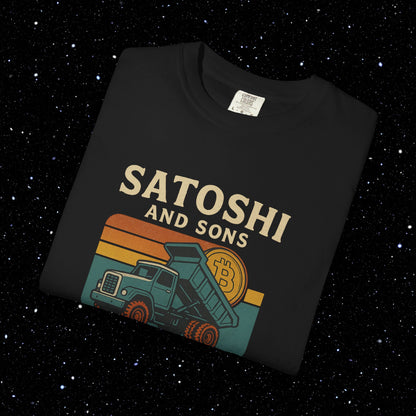 Satoshi and Sons - Bitcoin Comfort Colors Tee Shirt