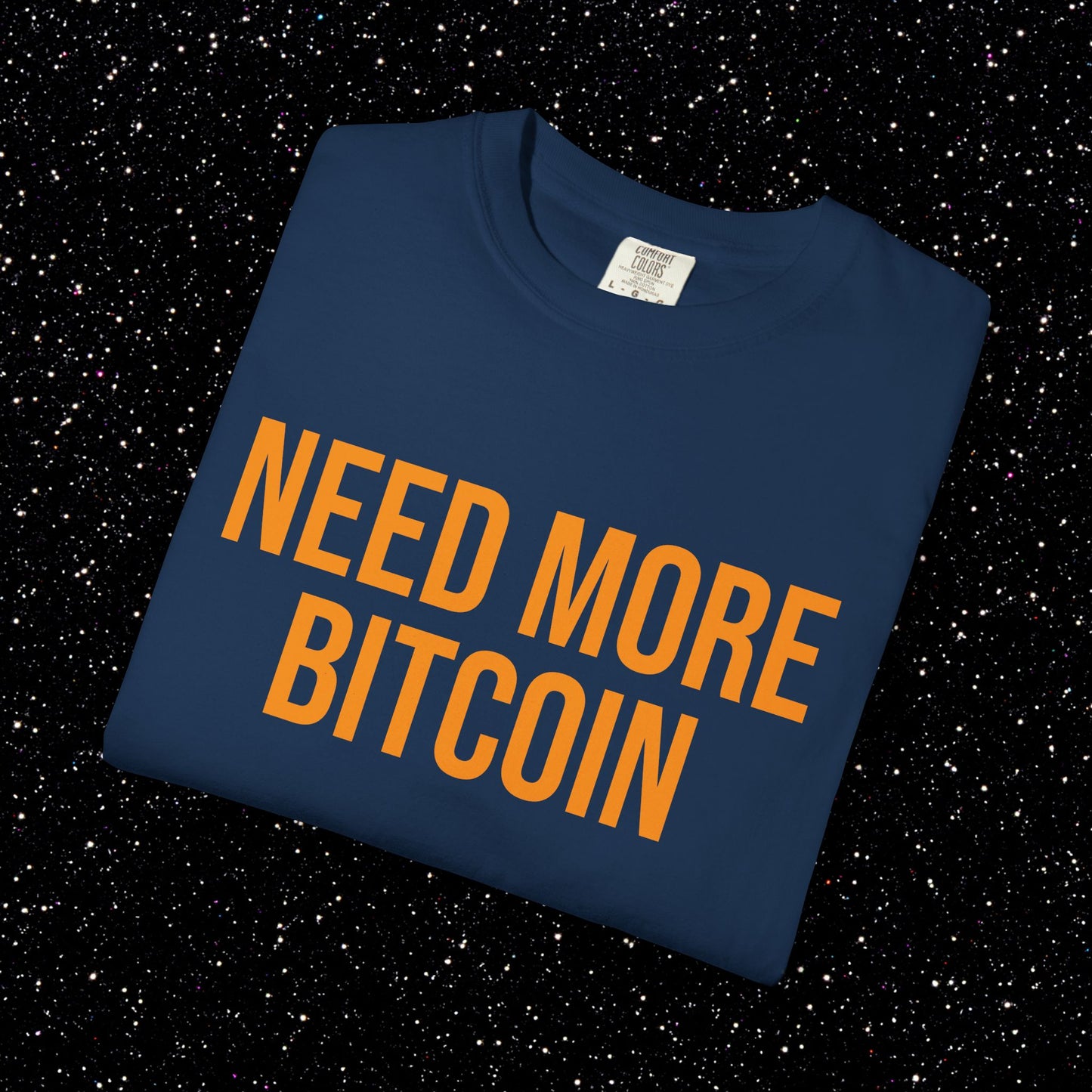 Need More Bitcoin Shirt | Minimal Bitcoin Tee