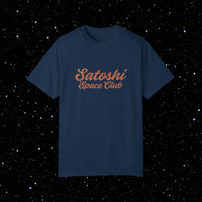Satoshi Space Club - Abduction Comfort Colors Bitcoin Shirt