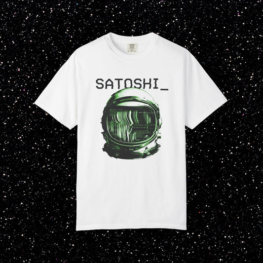Satoshi Glitch Astronaut Tee
