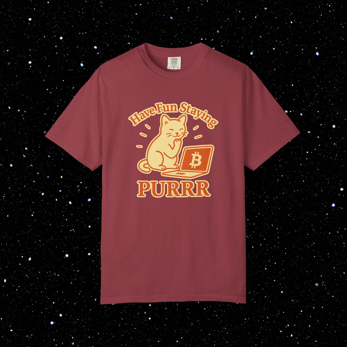 Have Fun Staying Purrr Bitcoin Tee 🐱