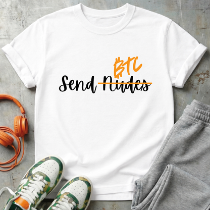Send BTC - Bitcoin Comfort Colors Tee Shirt
