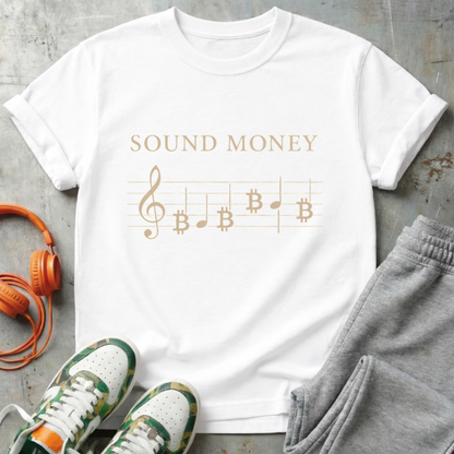 Sound Money Sheet Music Bitcoin Tee