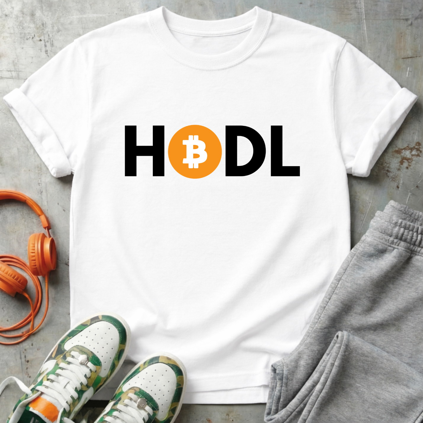 HODL Comfort Colors Bitcoin Tee Shirt