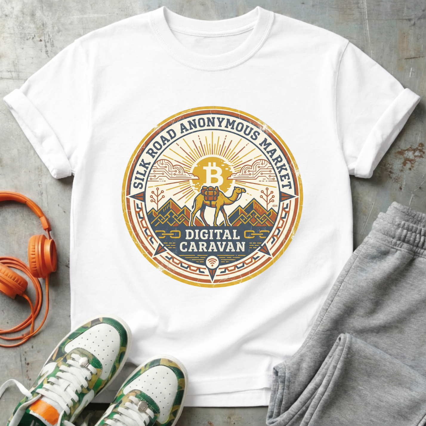Silk Road Anonymous Badge Tee