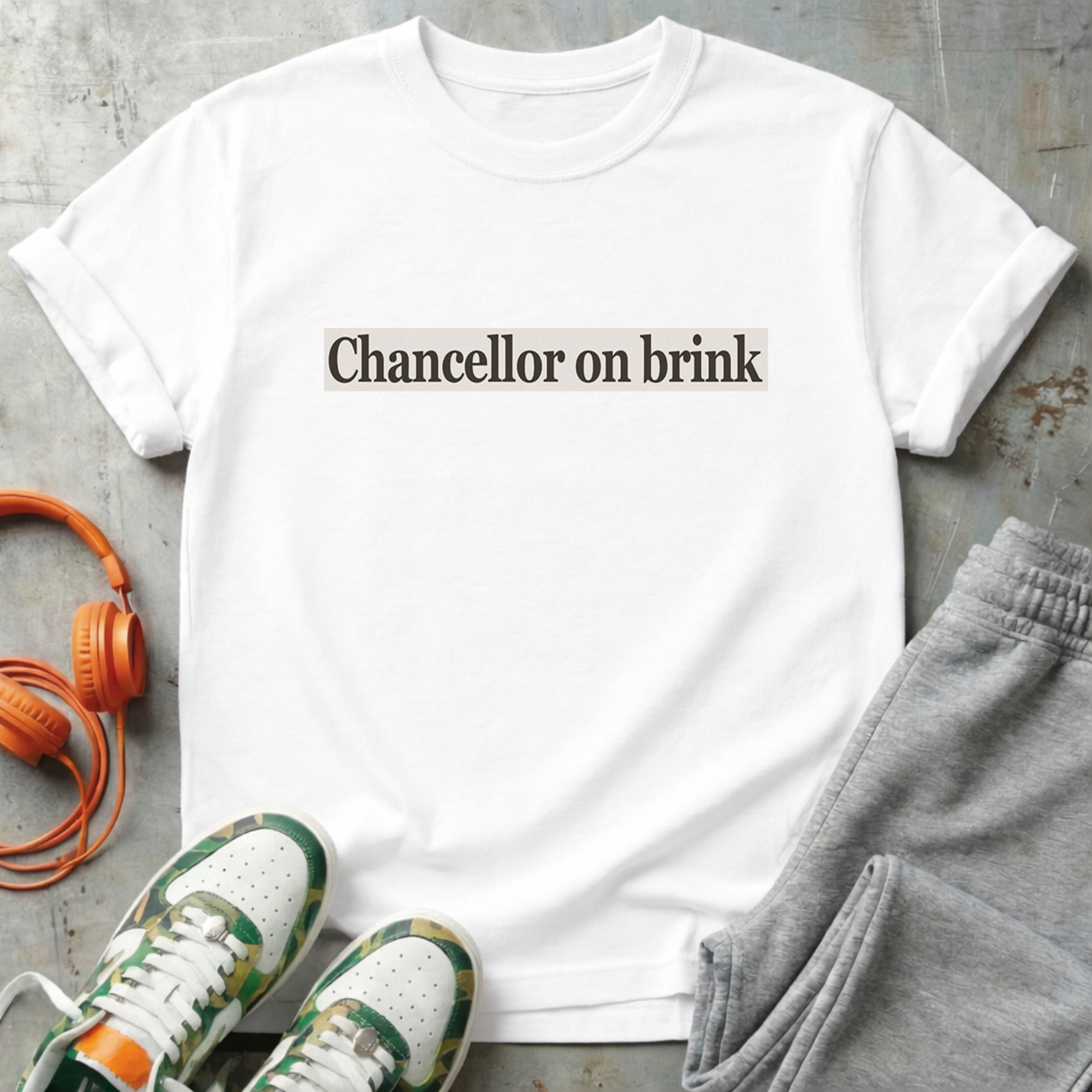 Chancellor on Brink Headline Tee Shirt