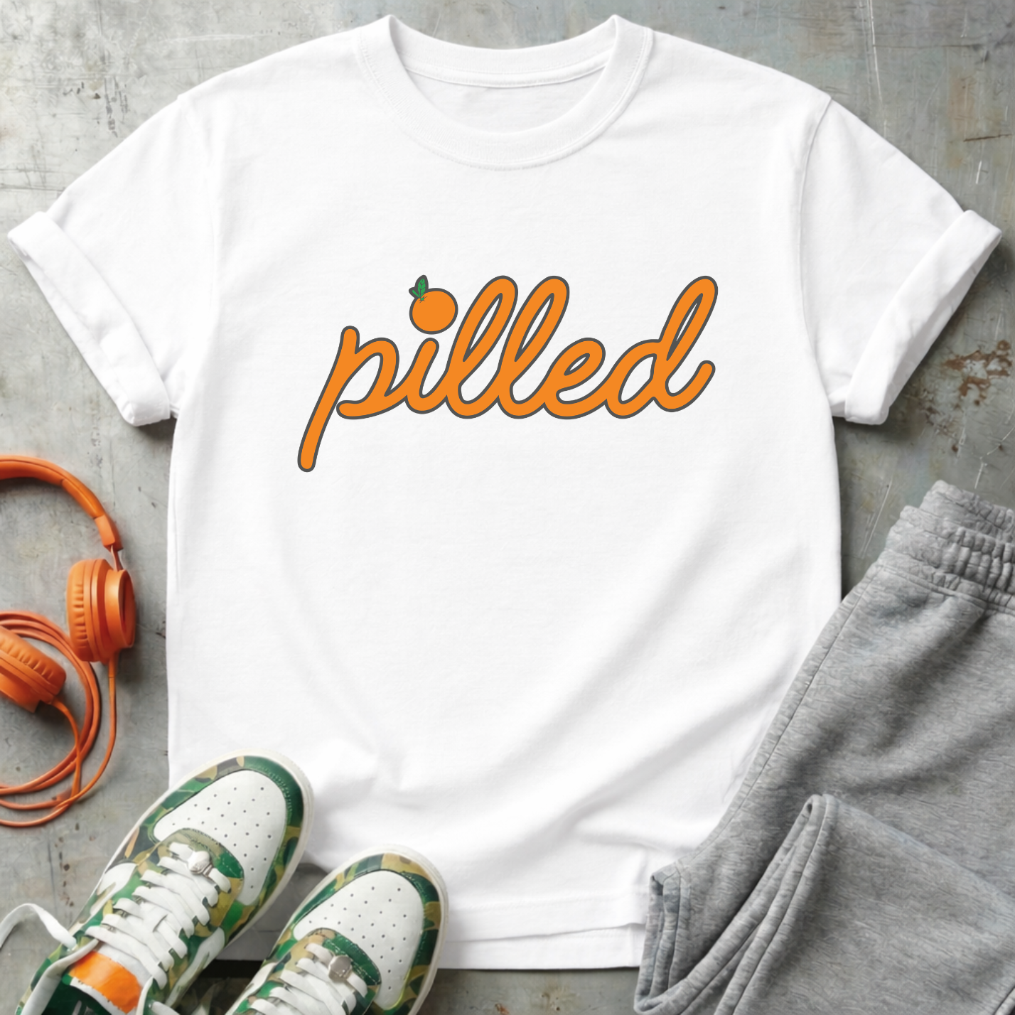 Orange Pilled Citrus Bitcoin Tee