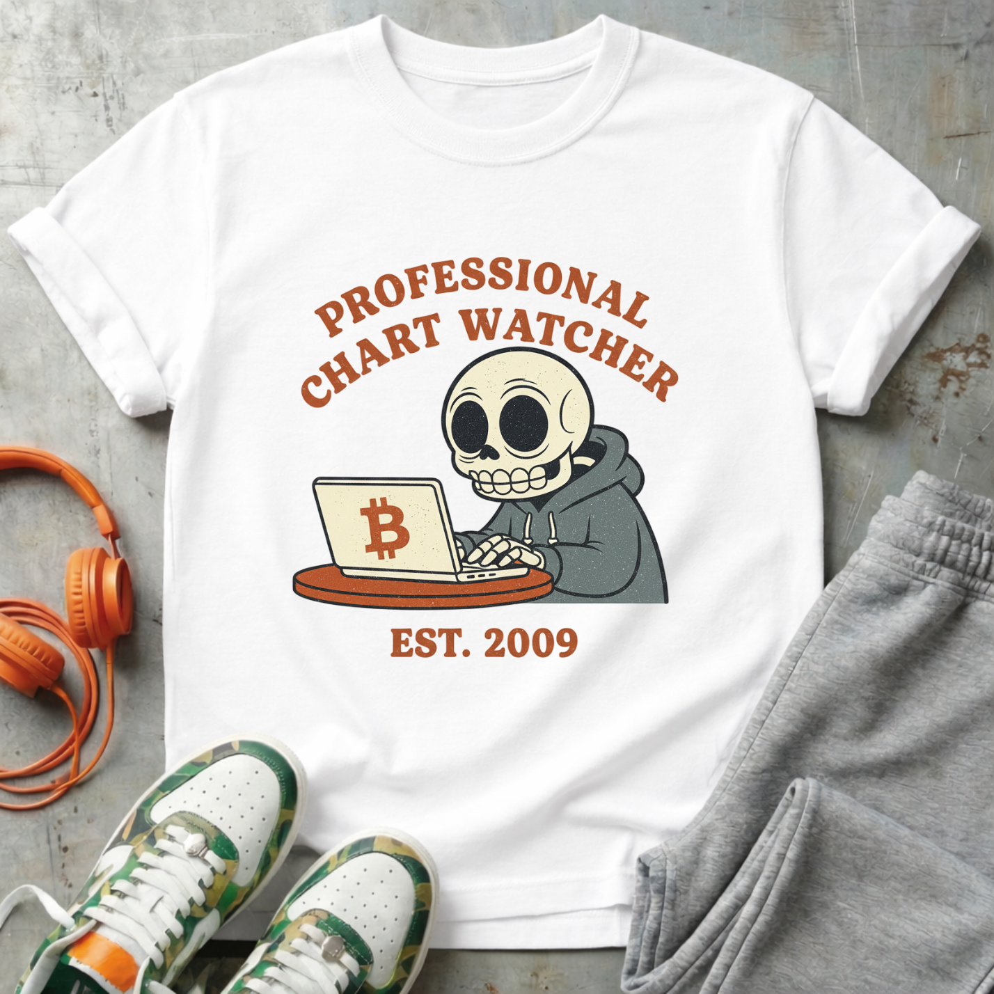 Professional Chart Watcher Bitcoin Tee