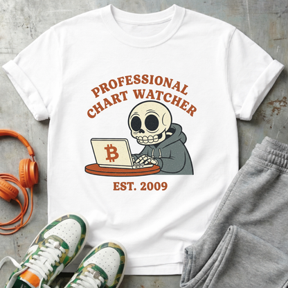 Professional Chart Watcher Bitcoin Tee