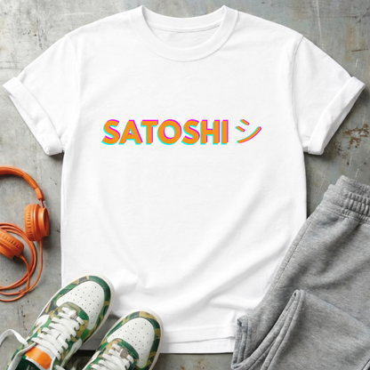Satoshi Katakana Smile Bitcoin Tee Shirt