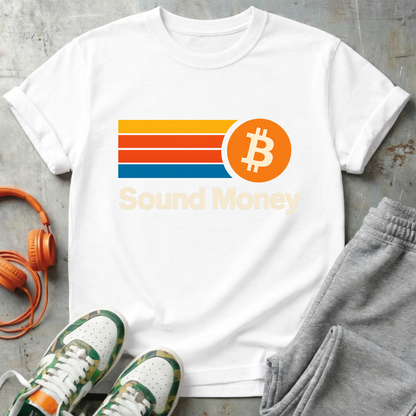 Sound Money – Retro ₿ Tee