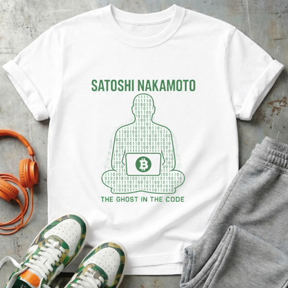 Satoshi Ghost in The Code Tee