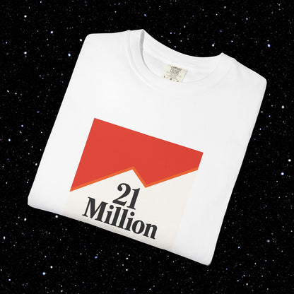 21 Million Packs - Comfort Colors Bitcoin Tee Shirt