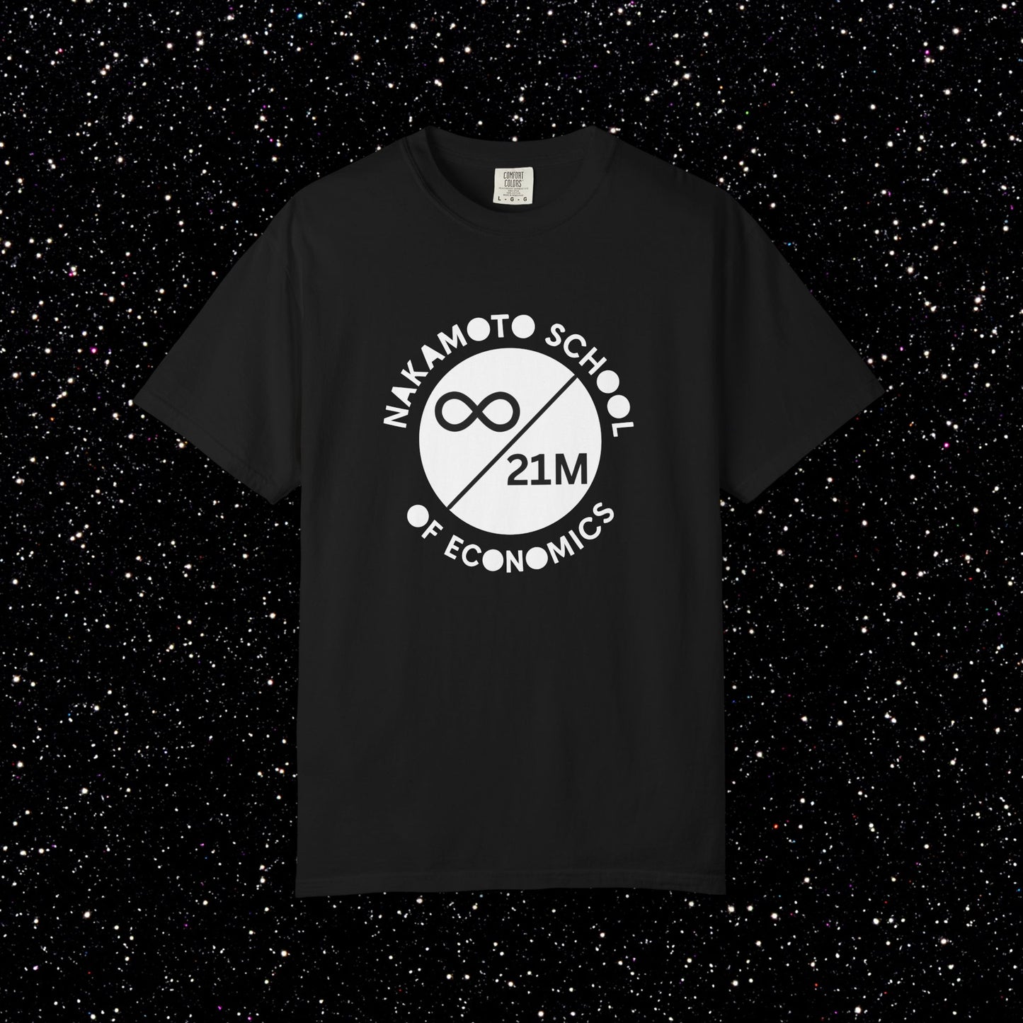 Nakamoto School of Economics ∞ / 21M Bitcoin Tee