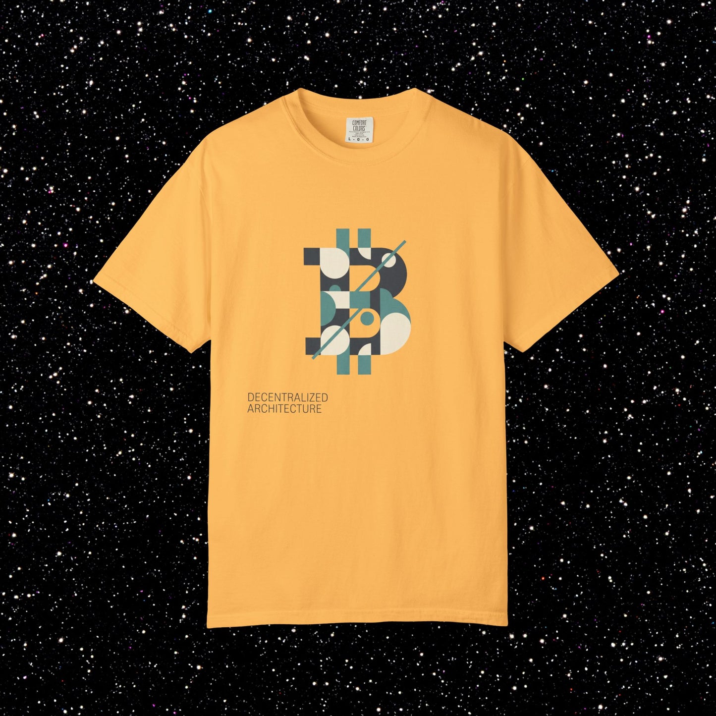 Geometric Bitcoin Architecture Tee