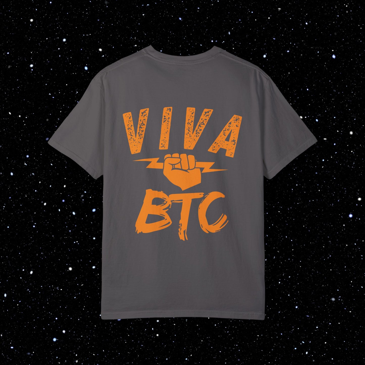 VIVA BTC Lightning Rod - Comfort Colors Bitcoin Shirt