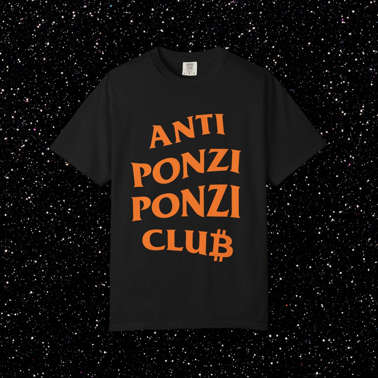Anti Ponzi Ponzi Club Bitcoin Tee