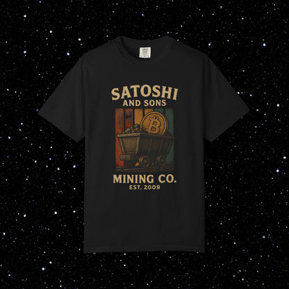 Satoshi and Sons Mining Cart Tee
