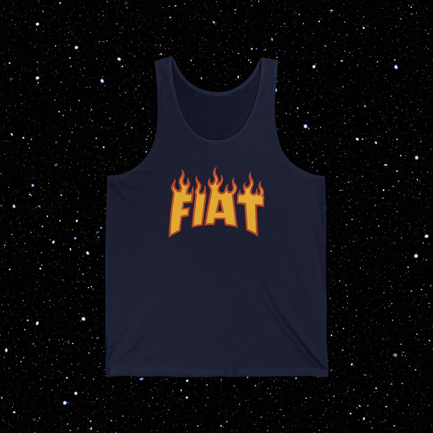 Fiat in Flames Bitcoin Tank
