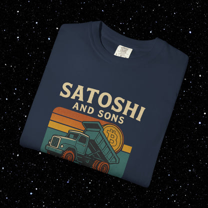 Satoshi and Sons - Bitcoin Comfort Colors Tee Shirt
