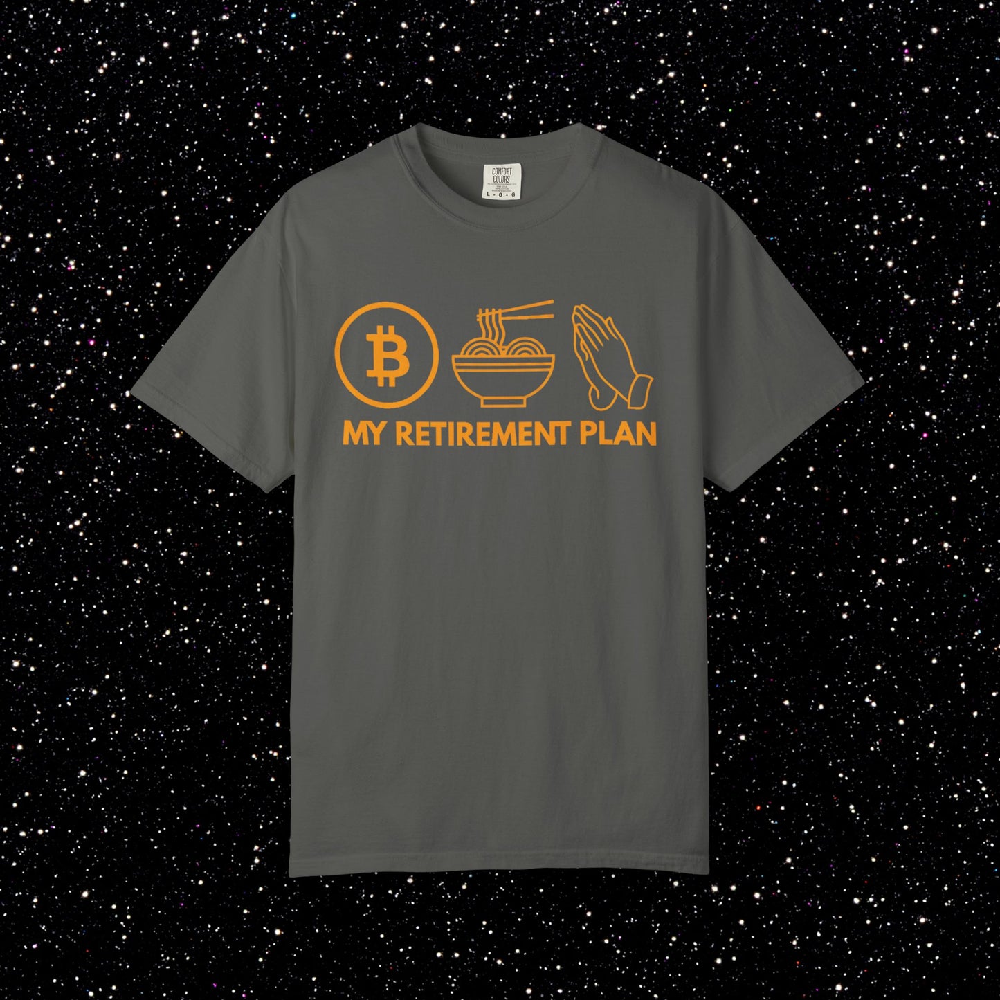 Ramen Retirement Plan Bitcoin Tee