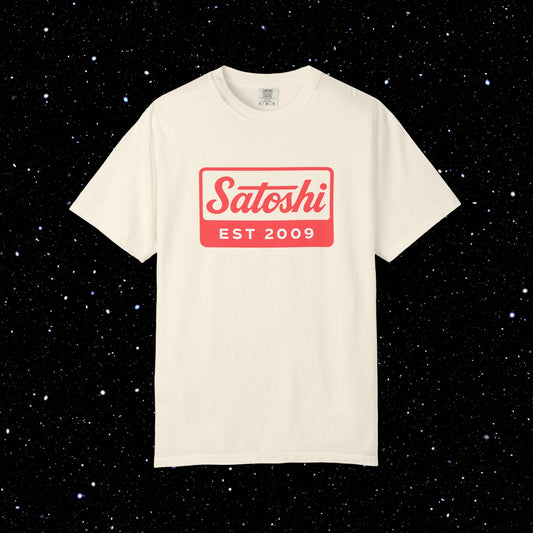 Satoshi Established 2009 Tee