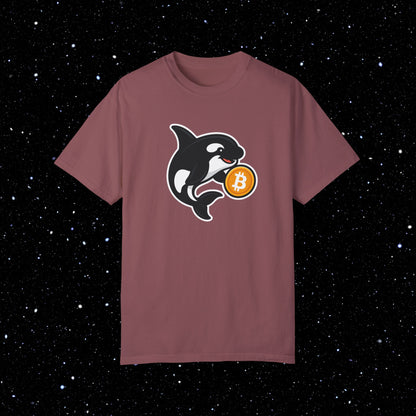Bitcoin Orca Comfort Colors Tee Shirt