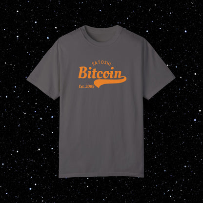 Bitcoin Satoshi - Baseball Comfort Colors Tee Shirt