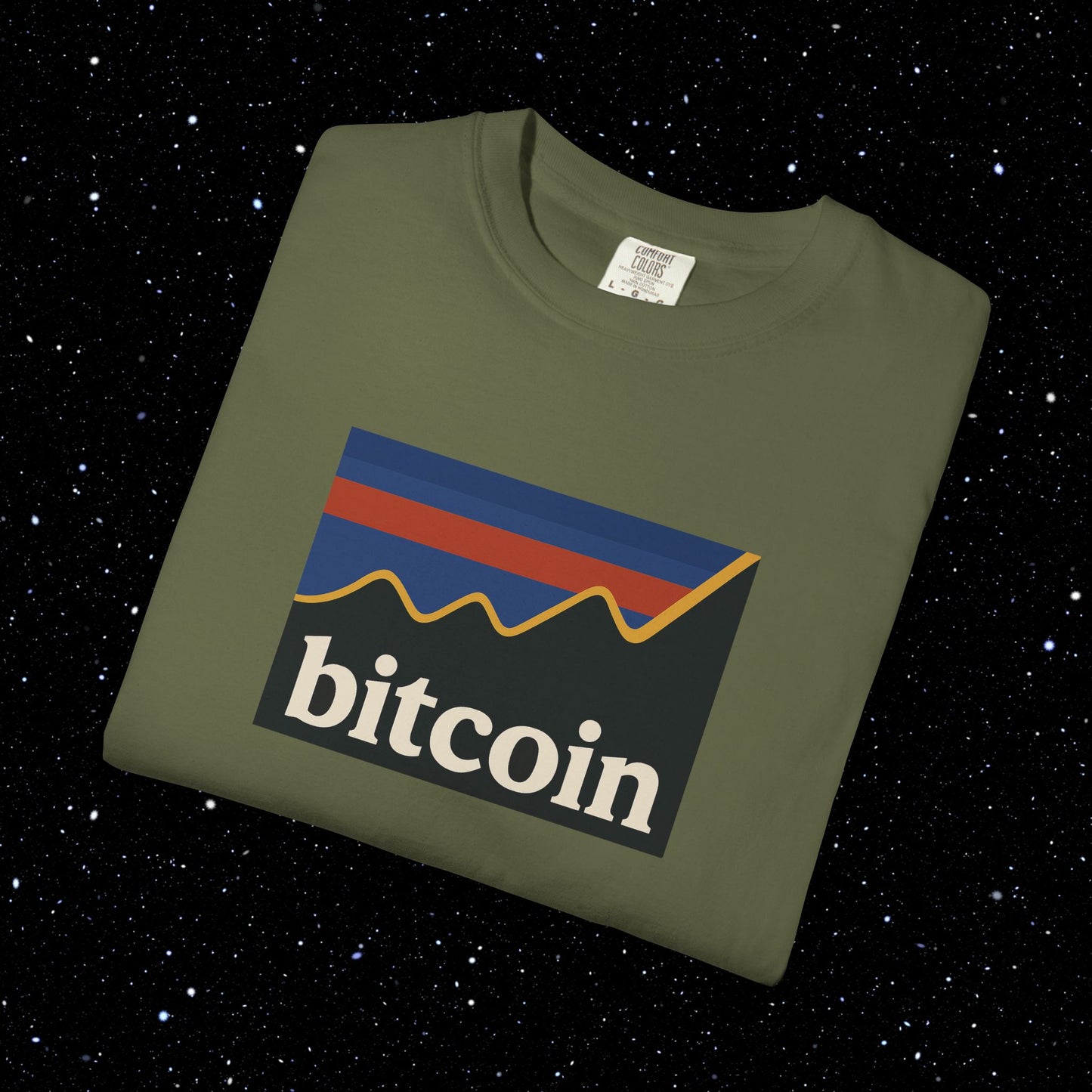 Peak Supply Bitcoin Comfort Colors Tee Shirt