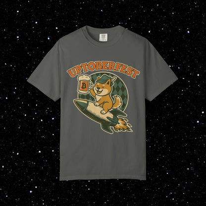 Bitcoin Uptoberfest Rocket Doge Tee