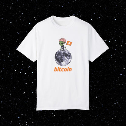 Alien Moon Bitcoin Comfort Colors Tee Shirt