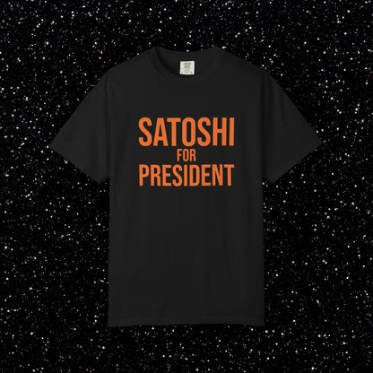 Satoshi for President Bitcoin Tee